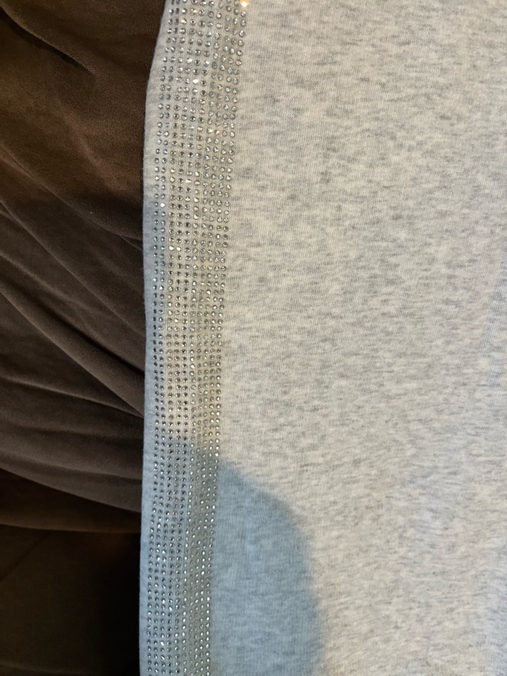 PINK Grey Sparkle Jogger Pants - Picture 4 of 7